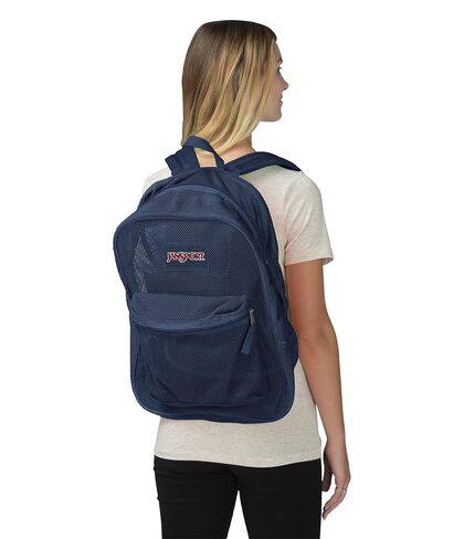 JanSport Mesh Pack - See Through Backpack, Navy in Saudi Arabia