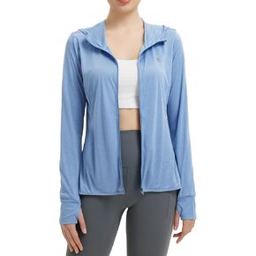 BALEAF Women's UPF 50+ Sun Protection Shirts SPF Jacket UV Cooling Hoodie Long Sleeve Summer Clothing for Outdoor Hiking