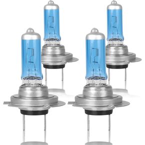 SHENKENUO Fit For Sonata (2011-2014) H7+H7 High/Low Beam Ultra - High Performance Halogen Headlight Bulbs Combo,Plug-n-Play,Pack of 4