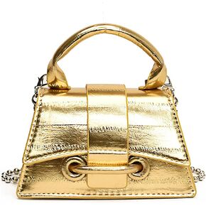 FALETO Mini Purses for Women Y2K Top Handle Crossbody Bag Stylish Tiny Clutch Shoulder Handbag for Cocktail Party Prom