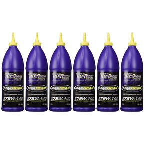 Royal Purple 01301 Max-Gear Synthetic Gear Lube Oil 75W140 Pack of 6 Quarts