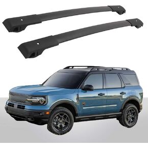 Cross Bar Roof Rack Fit for Ford Bronco Sport ON Road 2021-2023 Base & 2021-2024 Big Bend & 2021 Outer Banks & 2023 Heritage Edition & 2024 Heritage& 2024 Free Wheeling Crossbar Cargo Bar