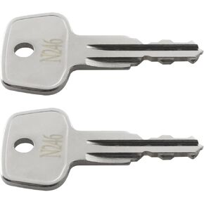Car Rack Replacement Key N246 (2 Pcs) Fits for Thule Compatible Roof Racks, Cargo Box, Carriers, Crossbars Code N246