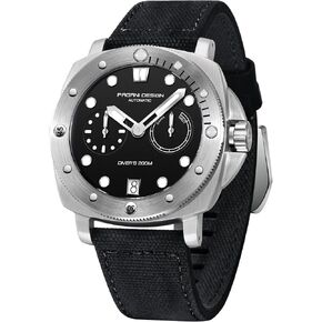 Pagani Design Watches for Men Automatic Mechanical Watch, 200M Waterproof Sapphire Glass Wristwatch, Men’s Sports Casual Watch with Nylon Strap