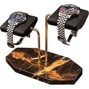 LYS&LYX Watch stand watch display stand watch holder watch Handcrafted watch holder (2-white/silver/white) in Saudi Arabia