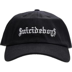 Hip Hop Rapper Dad Hat Baseball Cap Embroidered Adjustable Black