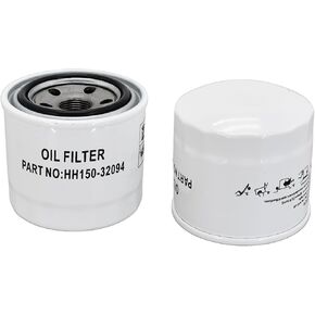 HH150-32094 Oil Filter 2 PCS Compatible with Kubota 70000-15241 D722 D902 321D 325D 329 432 721 Tractors B20 B21 B1550 B1700 B2301 B2320D B2400D BX22D BX23D BX2670 BX2680 F2000 F2100 F2260 F2560