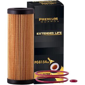 PG8154EX Extended Life Oil Filter up to 10,000 Miles | Fits 2023-15 Ford F-150, 2023-20 Explorer, Edge, 2023-21 Bronco, Mustang, 2023-20 Lincoln Aviator, 2023-19 Nautilus, 2018-16 MKX