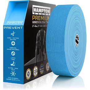 (135 Feet) Bulk Kinesiology Tape Waterproof Roll Sports Therapy Support for Knee, Muscle, Wrist, Shoulder, Back/Original Uncut Premium Therapeutic Elastic & Hypoallergenic Cotton - (Yellow)