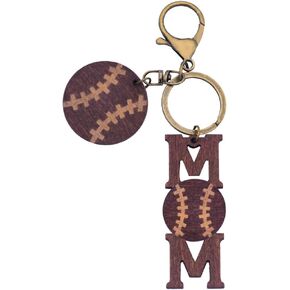 YALLNASL Sports Keychain Gifts for Women Football Baseball Mom Birthday Christmas Gift for Volleyball Basketball Mom Keychain in Kuwait
