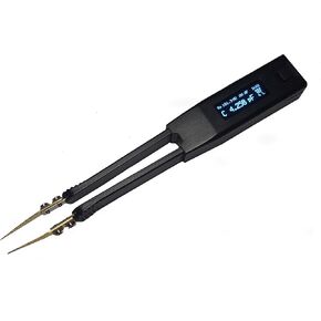 Compatible with Smart Tweezers ST5-S Professional LCR Meter with Extra Battery and Ergonomic Bent Test Leads ESR-Meter Digital Multimeter Inductance Meter