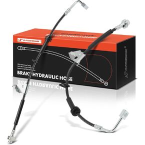 A-Premium Rear Driver and Passenger Side Brake Hydraulic Hose Compatible with Select Chrysler Models - Pacifica 2017 - Replace# 68223524AB (Pack of 2)