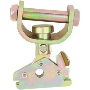 Mytee Products 4 Pack E Track Roller Idler Swivel Fitting - 3300 LBS Capacity - Heavy Duty E Track Tiedown Rail Accessories for Enclosed Trailers, Flatbeds, Pickup Truck, Van, Car
