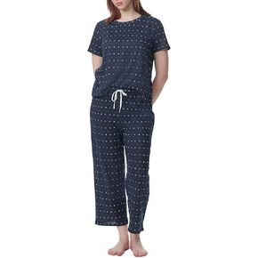 Tommy Hilfiger Women's Short Sleeve Tee and Pant Pajama Set