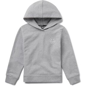 JOE BOXER French Terry Boys Hoodies Size 8, Boys Grey Hoodie, Boys Sweatshirt Loungewear (Charcoal Heather, Medium)