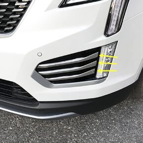 New Chrome Fog Light Moulding Side Air Vent Cover Trims Fit for Cadillac XT5 2017 2018 2019 2020 2021 2022