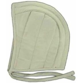 Medieval Cotton Padded Arming Cap White Color, Free Size Fully Wearable Chainmail Head Protector