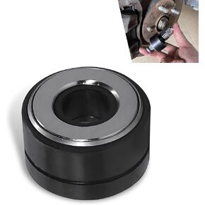 1 PC Car Waterproof Wheel Stud Installer, 0.8" High 1.6" OD 0.6" ID 22800 Metal Heavy Duty Vehicle Wheel Studs, Modification Replacement Accessories, Unviersal for Most Cars Trucks (Black)