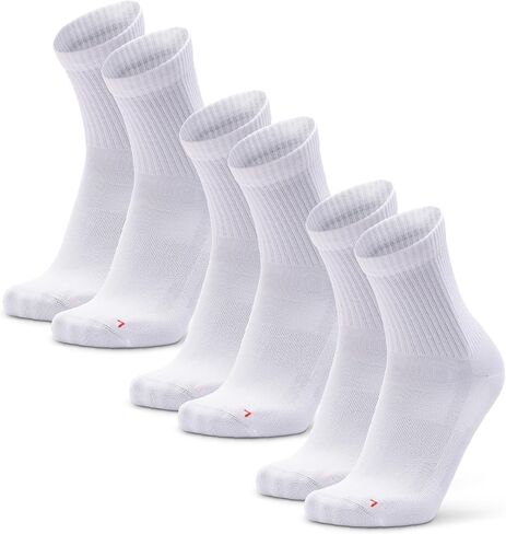 DANISH ENDURANCE Athletic Socks, Anti-blister, Breathable & Moisture Wicking Quarter Socks, for Men & Women, 3 Pack in Kuwait