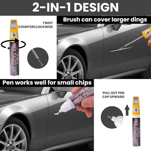 Blue Car Touch Up Paint Pen- Automotive Scratch Repair Kit- Auto Scratch Remover- Professional Seamless Coverage- Color Accurate- Long lasting Adhension- Quick Drying- Easy to Use- Two in One in Kuwait