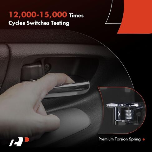 A-Premium - مقبض الباب الداخلي الأمامي الأيسر للسائق - متوافق مع موديلات Chevy & GMC - 1988 1989 1990 1991 1992 1993 1994 Blazer C1500 C2500 C3500 K1500 K2500 K3500 Suburban Yukon in Saudi Arabia