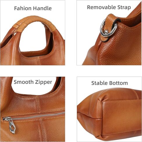 Iswee Genuine Leather Top Handle Purse Satchel Bag Designer Shoulder Bag Tote Ladies Crossbody Bag for Women in Kuwait