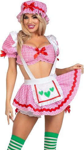 زي Leg Avenue النسائي مكون من 3 قطع من أزياء Berry BabeHalloween in Saudi Arabia
