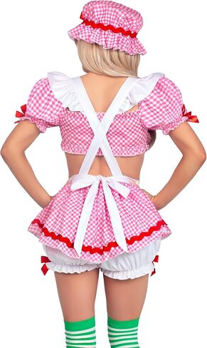 زي Leg Avenue النسائي مكون من 3 قطع من أزياء Berry BabeHalloween in Saudi Arabia