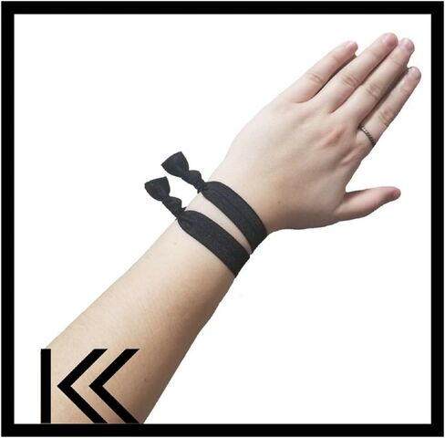 Kenz Laurenz Hair Ties No Crease Ribbon Elastics Ouchless Ponytail Holders Hair Bands 20 Blonde Ombre in Kuwait