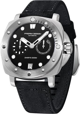 Pagani Design Watches for Men Automatic Mechanical Watch, 200M Waterproof Sapphire Glass Wristwatch, Men’s Sports Casual Watch with Nylon Strap in Saudi Arabia