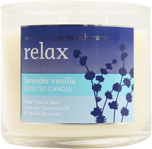 Bath and Body Works 3-wick Limited Edition Candle AROMATHERAPY COLLECTION (Stress Relief - Eucalyptus Spearmint) in Saudi Arabia