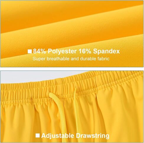 ZONBAILON Mens Athletic Shorts with Pockets, Workout Shorts Elastic Waistband Running Shorts in Saudi Arabia
