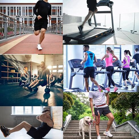 ZONBAILON Mens Athletic Shorts with Pockets, Workout Shorts Elastic Waistband Running Shorts in Saudi Arabia