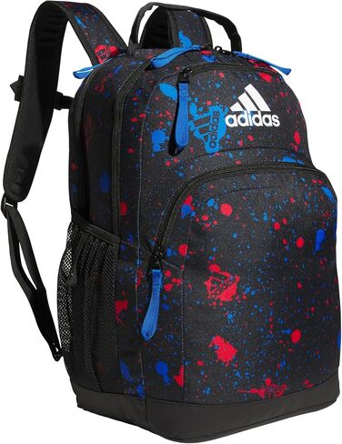 adidas Adaptive Backpack Large Features for Independent Dressing and Ease of use, Powder Plum Purple/Semi Flash Aqua Blue/Clear Pink, One Size in Saudi Arabia