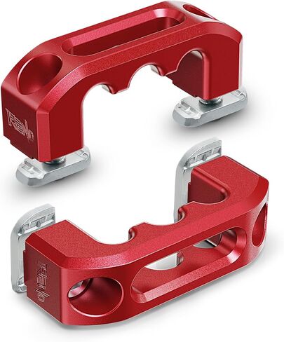 RENO Tie Down Anchors, Bed Rail Cleats for Utili-Track Bed Rail System Compatible with 2005-2024 Frontier / 2004-2024 Titan, Replaces OEM 999T7-ZV00A (Red,2PCS) in Saudi Arabia
