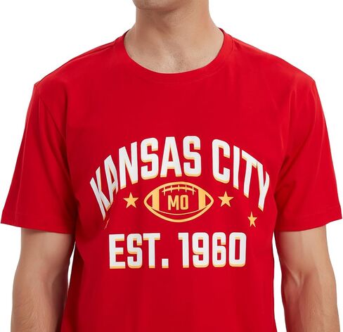 Mens City Classic Football Player Soft Cotton Athletic Tee T-Shirt in Kuwait