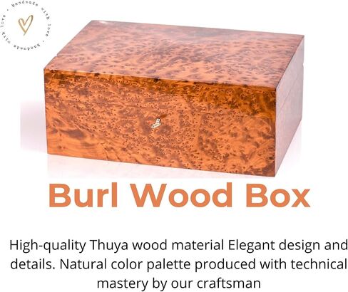 Hand Carved Wooden Multipurpose Keepsake Jewelry Decorative Art Box Storage Organizer (Large wood Box,Antique) (Moroccan Large Box 2) in Kuwait