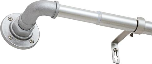 WL.Rocaille Curtain Rods for Windows 30 to 55 Outdoor Curtain Rod for Patio Blackout Drapery Rods Industrial Heavy Duty Curtain Rods Ceiling Curtain Rod Bedroom Gold Farmhouse in Kuwait