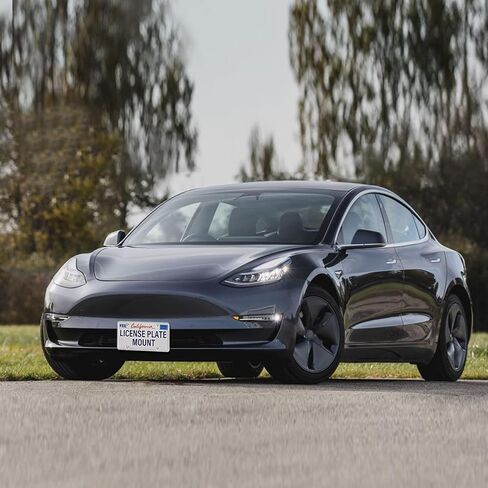 لوحة الترخيص الأمامية لـ Tesla 2012-up Model S Tesla 2015-up Model X قوس لوحة الترخيص بدون حفر إطار لوحة الترخيص الأمامي للسيارة غطاء لوحة الترخيص بدون تركيب لوحة الترخيص in Saudi Arabia