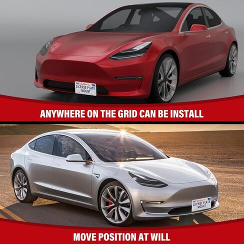 لوحة الترخيص الأمامية لـ Tesla 2012-up Model S Tesla 2015-up Model X قوس لوحة الترخيص بدون حفر إطار لوحة الترخيص الأمامي للسيارة غطاء لوحة الترخيص بدون تركيب لوحة الترخيص in Saudi Arabia
