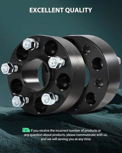SCITOO 4Pcs 5x110 Wheel Spacers 2" Bore 65.1mm Studs 12x1.25 5Lug Wheel Spacers Fit for Jeep Cherokee 2014-2023, Compass 2017-2023, Renegade 2015-2023, for Fiat 500X 2016-2023 in Saudi Arabia