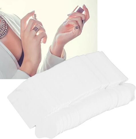 100 قطعة من شرائح العطور لبطاقة عينة العطر، شرائط عطرية للاستعمال مرة واحدة لاختبار الرائحة، ورقة تقييم الرائحة لمحبي العلاج بالروائح العطرية in Kuwait