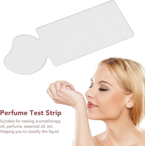 100 قطعة من شرائح العطور لبطاقة عينة العطر، شرائط عطرية للاستعمال مرة واحدة لاختبار الرائحة، ورقة تقييم الرائحة لمحبي العلاج بالروائح العطرية in Kuwait