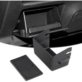 auovo Fuse Box Coin Container Inner Storage Tray Plate Compatible with Subaru Crosstrek Impreza XV Forester Legacy Outback WRX STI Ascent Accessories ABS Interior Inner Dash Tray (Black Trim)