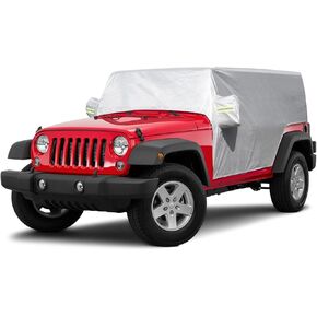 for TJ Car Cab Cover Waterproof All Weather Protection, Car Rain Sunshade Snow UV Cover for Jeep Wrangler TJ 1997-2006