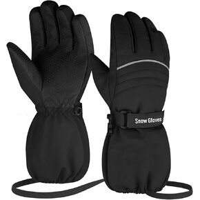 DARCHEN 3-12 Kids Snow Gloves Boys Winter Waterproof Ski Snowboarding Insulated Warm Windproof Cold Weather Sports Age Girls Years Olds
