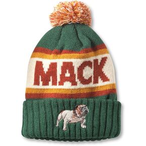 AMERICAN NEEDLE Mack Truck Pillow Line Knit Pillow Line Knit Cap Beanie Hat (23012A-MACKT-DGBOGI)