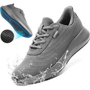 Non Slip Work Shoes for Men Women Restaurant Slip On Shoes for Mens,Slip Resistant Work Waterproof Sneakers Resistant Lightweight Comfortable Kitchen Chef Shoes Food Service