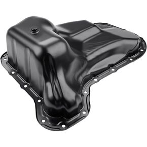 Lower Engine Oil Pan Sump with Drain Plug Compatible with Toyota 4Runner 2010 Tacoma 2005-2016 2.7L L4 Engine Oil Pan Replacement for 264-540 12102-75021 264540 1210275021 TOP39A