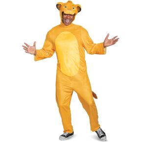 Lion King Animated Adult Simba Jumpsuit Costume